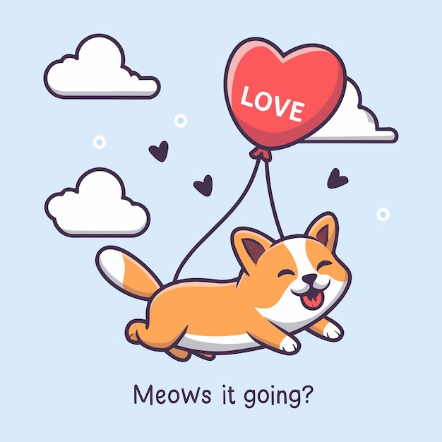 Gato con corazón