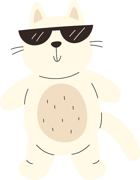 gato con gafas de sol