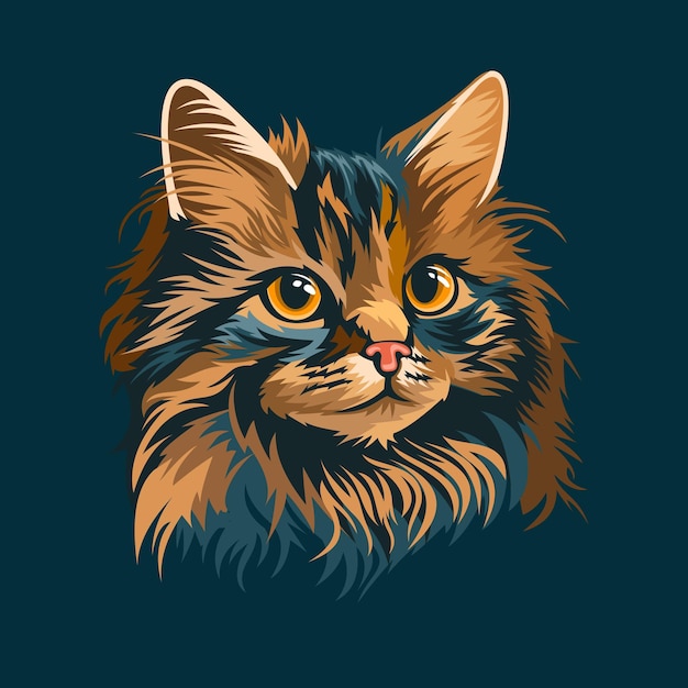 Gato ilustración vectorial