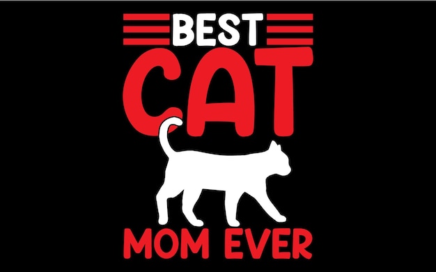 Gato mamá camiseta vector