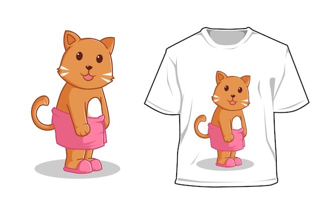 Gato de maqueta después del baño