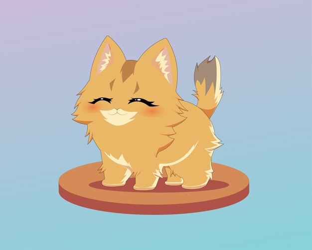 Un gato muy bonito.