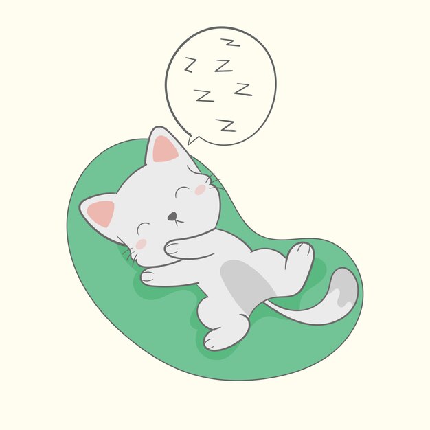 Un gato muy lindo.