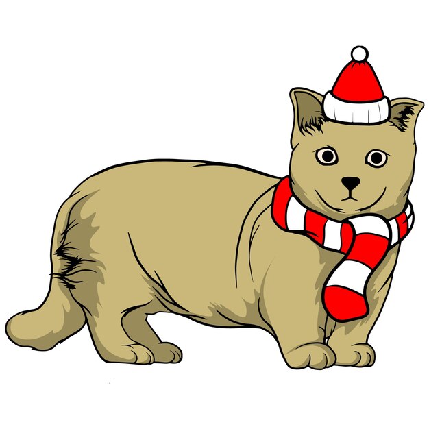 gato de navidad