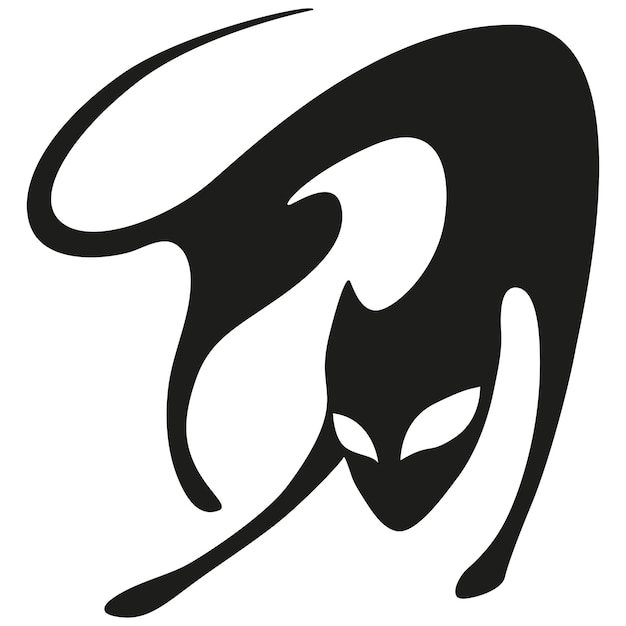 El gato negro se cuela con gracia