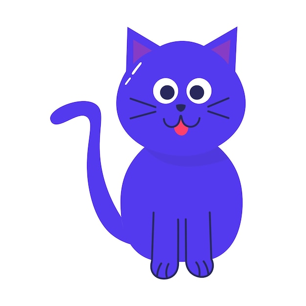 Gato negro espeluznante pegatina hallowy