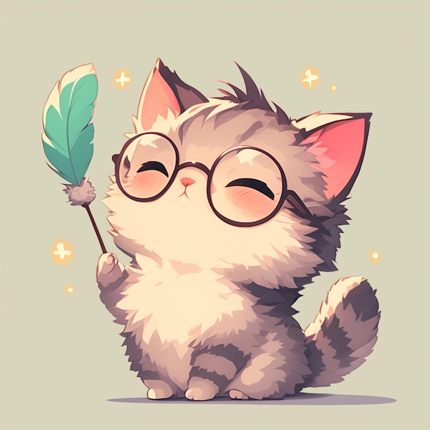 El gato Selkirk Rex jugando con una varita de plumas