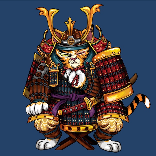 Vector gato shogun