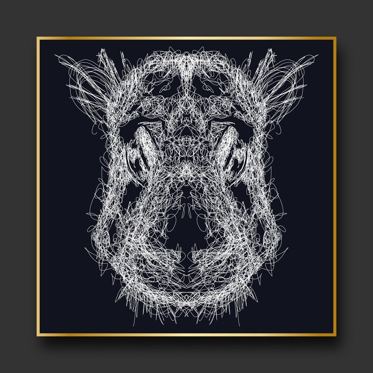 Vector gato, vector, bosquejo, ilustración, garabato, arte