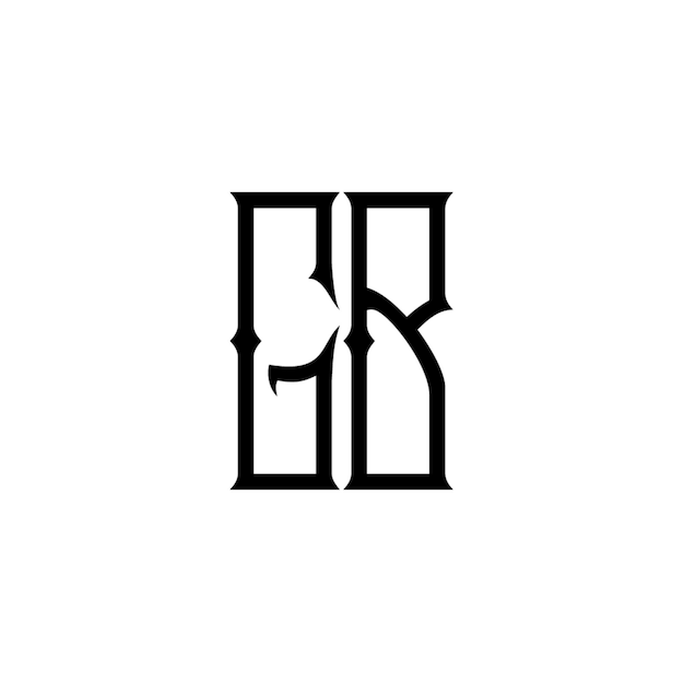 GB monograma logotipo diseño carta texto nombre símbolo monocromo logotipo alfabeto carácter simple logotipo