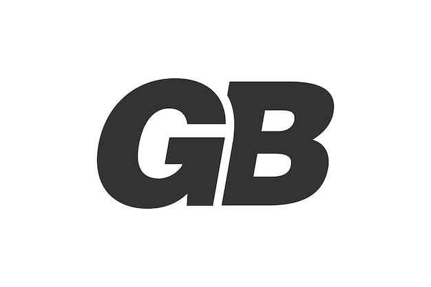 GB Techno Editable Font Logo para marca corporativa Diseño futurista audaz con ideas tipográficas únicas Tipo personalizado mínimo y letra dinámica