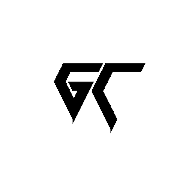 GC monograma diseño del logotipo letra texto nombre símbolo monocromático logotipo alfabeto carácter logotipo simple