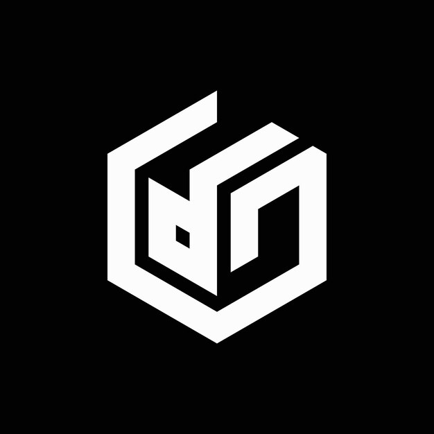 GD DG último vector de diseño de logotipo de monograma