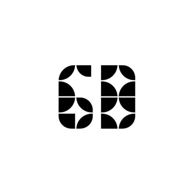 GD monograma logotipo diseño carta texto nombre símbolo monocromo logotipo alfabeto carácter simple logotipo