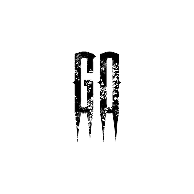 GD monograma logotipo diseño carta texto nombre símbolo monocromo logotipo alfabeto carácter simple logotipo