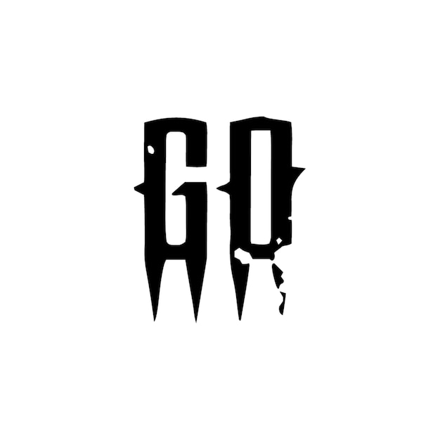 GD monograma logotipo diseño carta texto nombre símbolo monocromo logotipo alfabeto carácter simple logotipo