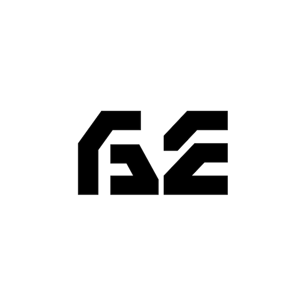 GE monograma logotipo diseño carta texto nombre símbolo monocromo logotipo alfabeto carácter simple logotipo