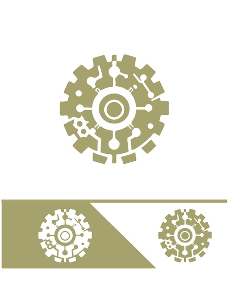 Gear Robot Logo