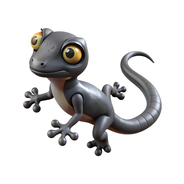 Vector un geco estilizado