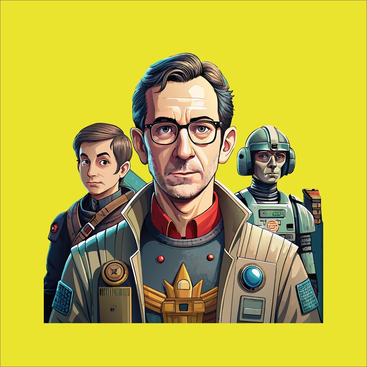 Vector geek_culture_ilustración de las imágenes