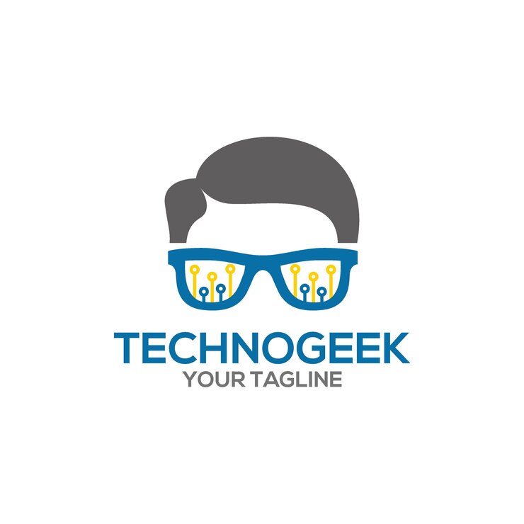 Vector geek logo