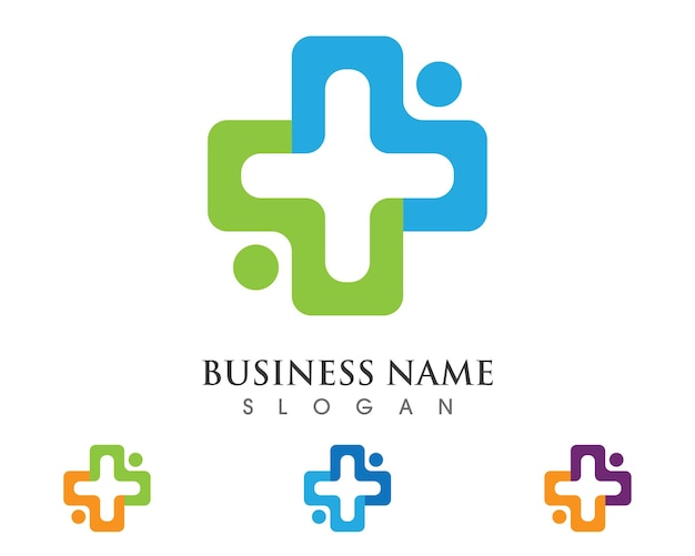 Gen de logotipo médico de salud