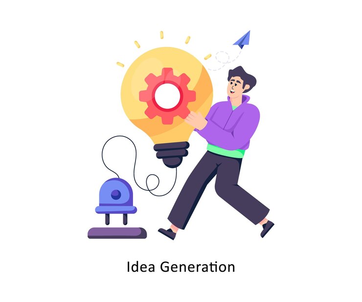 Vector generación de diseños de estilo plano con ilustraciones vectoriales de stock