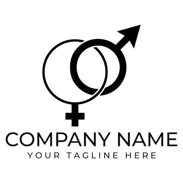 Género Logotipo masculino femenino