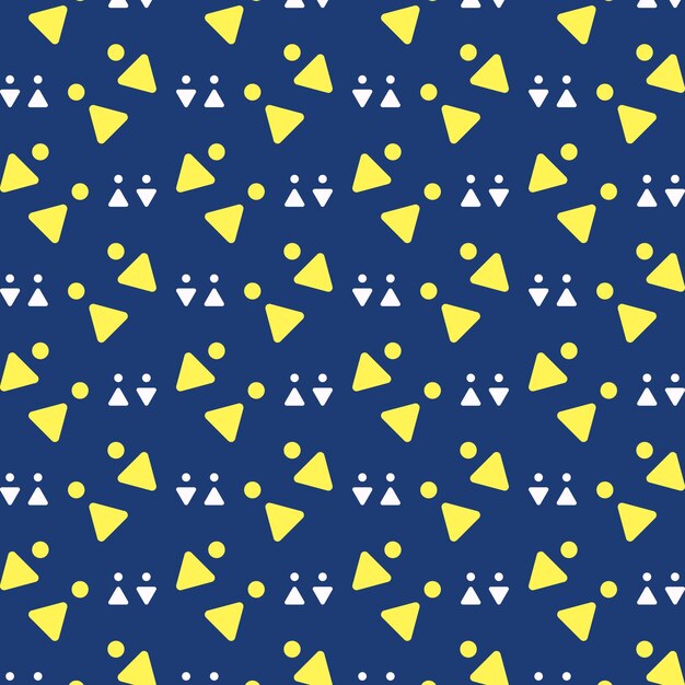 Género útil diseño fresco de patrón vectorial repetitivo de colores de moda