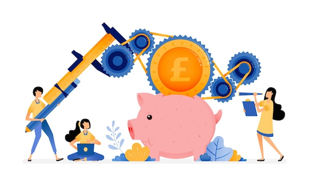 la gente aprende a mejorar el sistema bancario, los préstamos y el ahorro