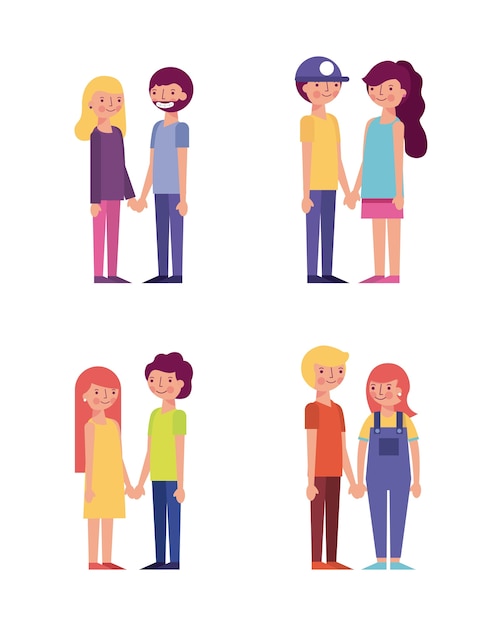 la gente estaciona y la ciudad