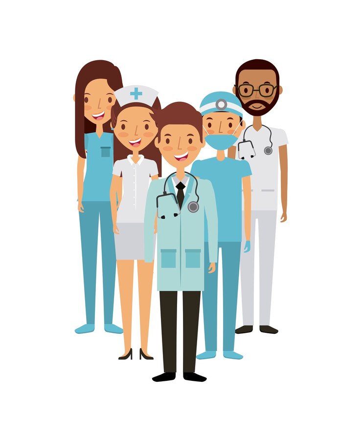Vector gente médica profesional