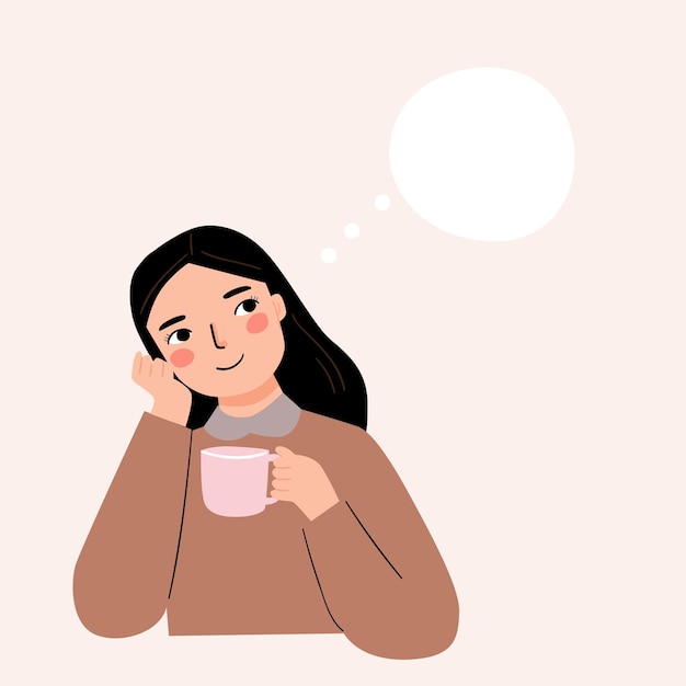 gente pensando en algo ilustración de dibujos animados