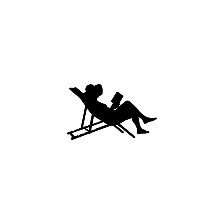Gente sentada en una silla de terraza turistas de playa viajes a la isla palmeras relajación