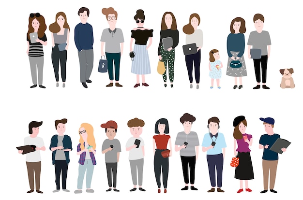 La gente Vector