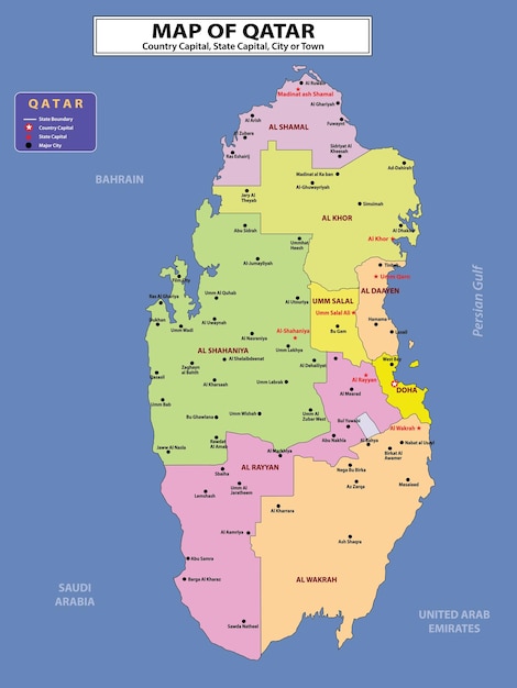 Geografía mapa político de los países Mapa del país con la capital del estado capital y la ciudad principal