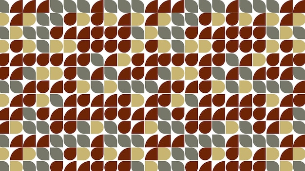 Geometría abstracta Patrón de formas redondas
