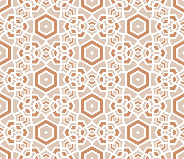 Geometría abstracta de patrones sin fisuras. Fondo geométrico ornamental rayado con hexágono. Papel de regalo.
