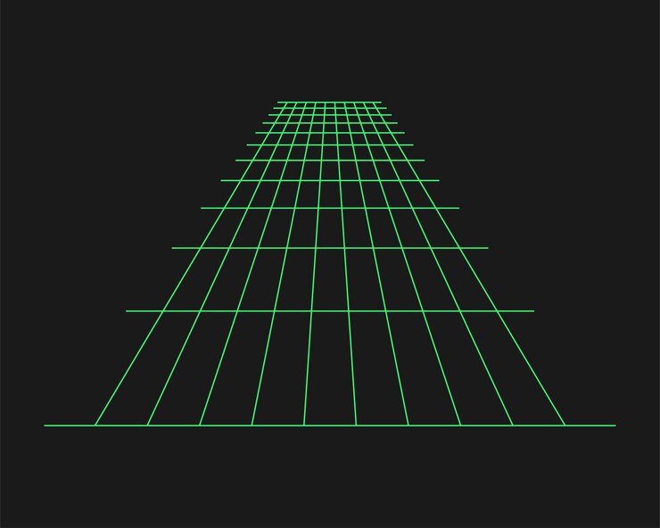 Vector geometría cibernética elemento y2k forma cibernética estilo aislado sobre fondo negro