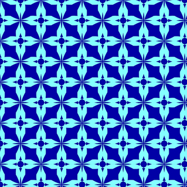 Geometría sin costuras en flor Abstracto Diseño de patrones florales