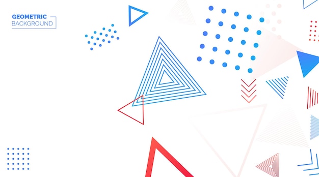 Geometría de fondo de plantilla de banner para el sitio web de banner de diseño de representación de fondo y para otro diseño de su negocio