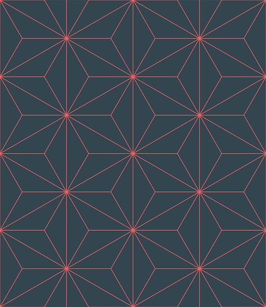 Vector geometría sagrada complicada línea arte cuadrícula patrones sin fisuras abstracción vectorial