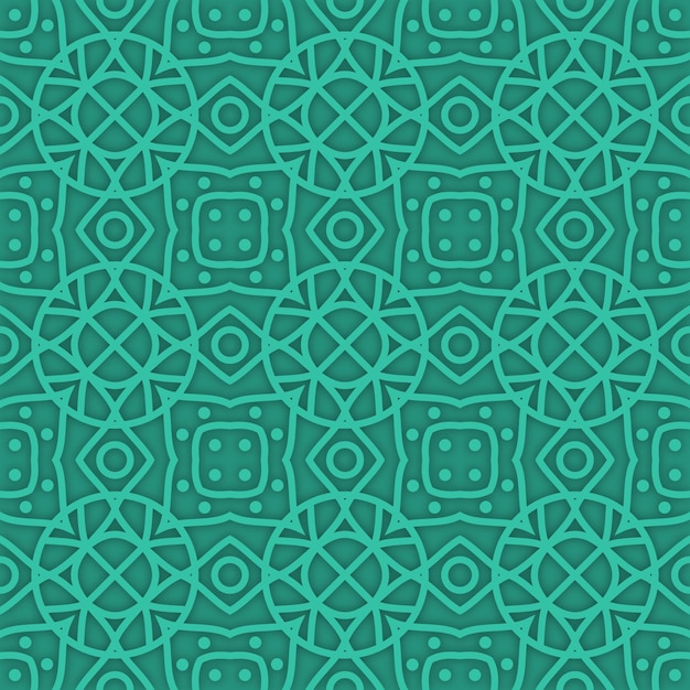 Geometría sagrada Fondo vectorial islámico