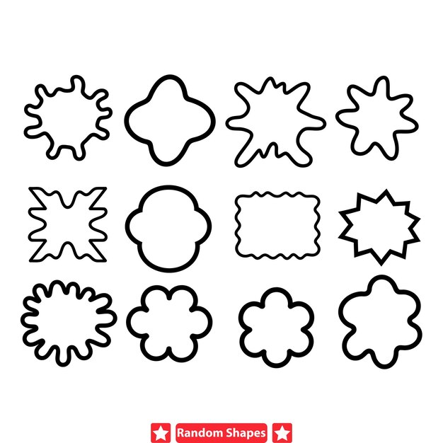 Geometric Fusion Medley Diseños vectoriales eclécticos para la creatividad gráfica inspirada en la fusión