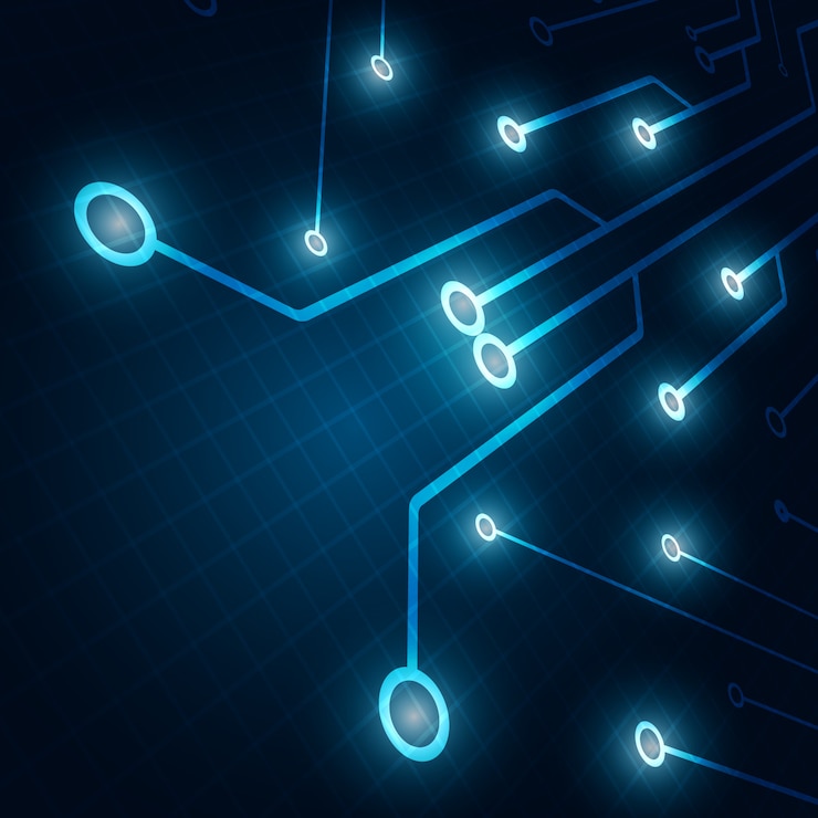 Vector geométrica de alta tecnología