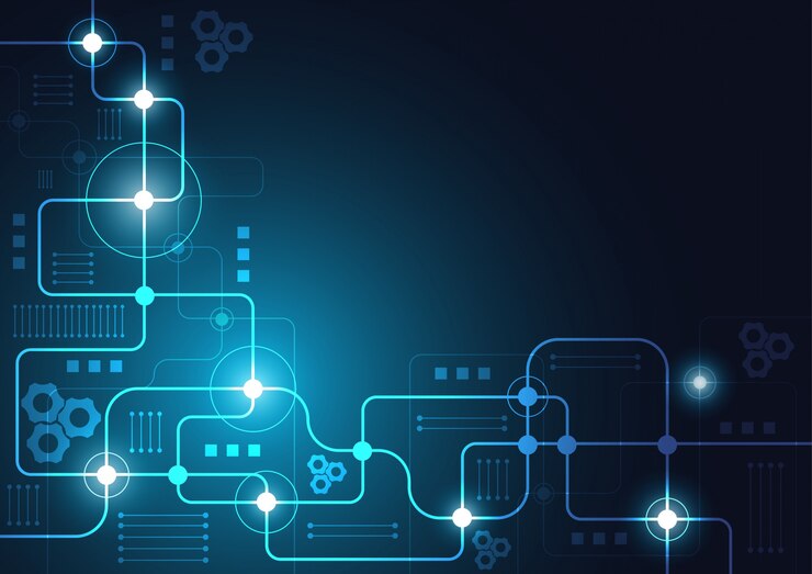 Vector geométrica de alta tecnología