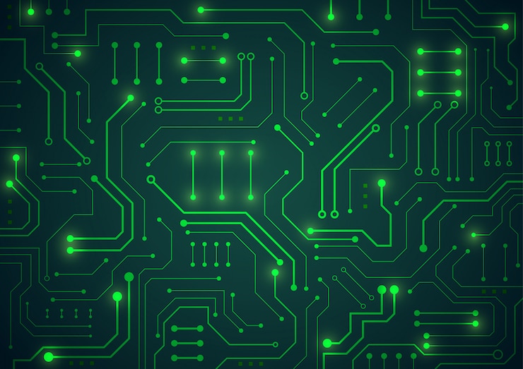 Vector geométrica de alta tecnología