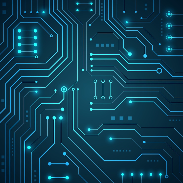 Vector geométrica de alta tecnología