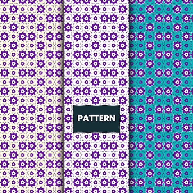 Geométrico Estampado Vectorial Floral Sin Costura