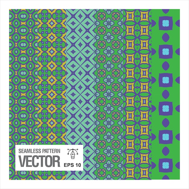Geométrico islámico patrón sin costuras fondo vectorial sin costuras y textura de patrón geométrico
